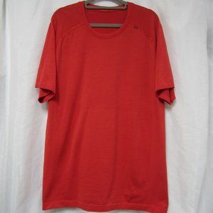 Lululemon XL Metal Vent Tech Shirt Short Sleeve Red